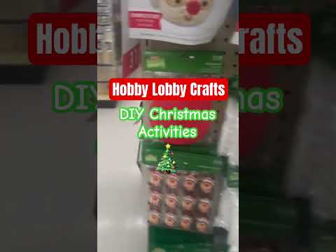 DIY Christmas Crafts & Activities with Hobby Lobby Supplies 🎄| Easy holiday ideas #christmascrafts