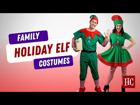 🎄 Family Holiday Elf Costumes for All Ages! 🧝‍♂️