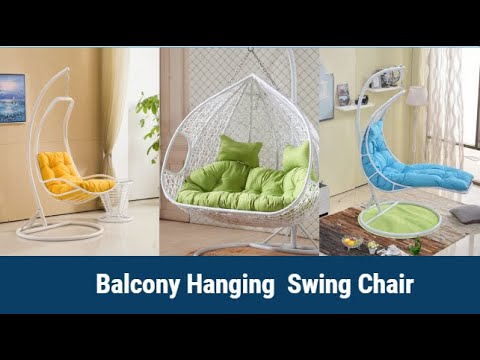 Latest Hanging Chair With Round Frame | Balcony Hanging  Swing Chair