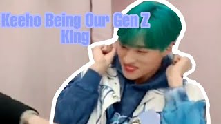 Keeho being our Gen Z King🤴