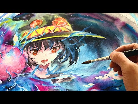 Watercolor 💥Megumin | Konosuba 💥