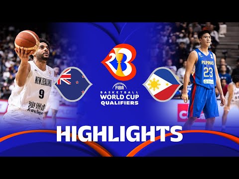 New Zealand vs Philippines | FIBA World Cup Qualifiers 2023