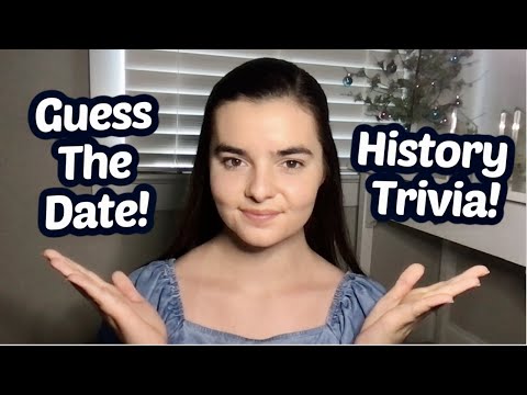 ASMR Whispering History Trivia Questions | Guess the Date!