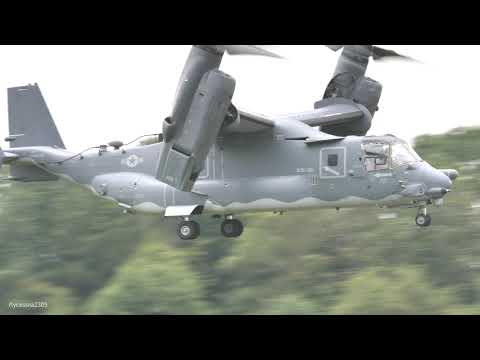 Osprey visit to City Manchester Airport