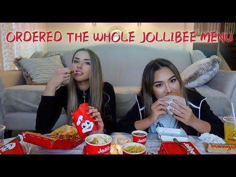 TRYING EVERYTHING FROM JOLLIBEE: REVIEW/MUKBANG