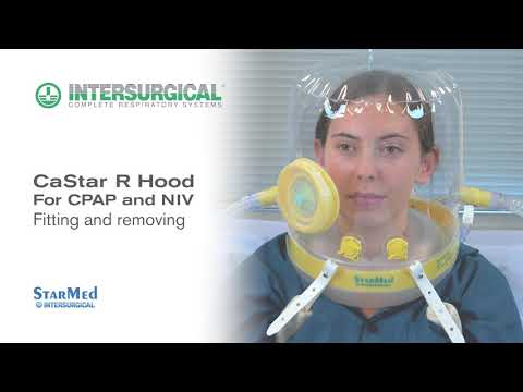 CaStar R NIV Hood from Intersurgical. Setting up, fitting and removal. USA Version