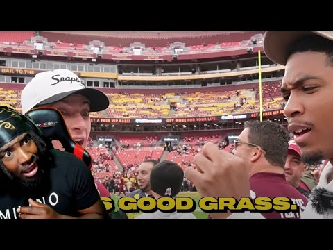 WE TASTING FOOTBALL GRASS!? I Spent 24 Hours as a Commanders Fan w/ Janky Rondo" REACTION!