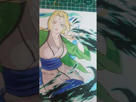 Tsunade Naruto Drawing #springonshorts #tsunade #naruto #drawing #art