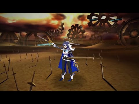 【FGO】 Kronii Unlimited Blade Works／ クロニー 無限の剣製 【Ouro Kronii／ オーロ・クロニー】