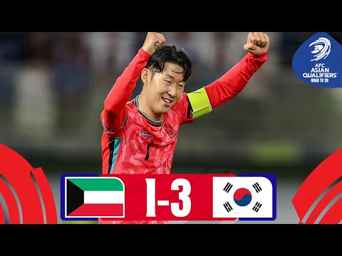 Three goals to stay on #1 | Kuwait - Korea Republic | Highlights #AsianQualifiers - Road To 26