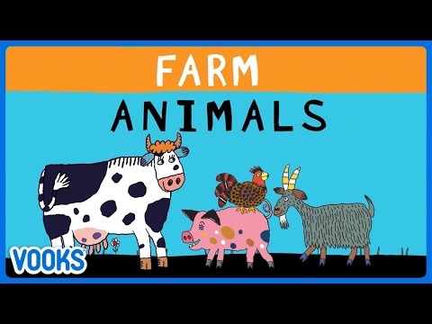 Farm Animals for Kids🐮🐑🐷🚜 | Animated Kids Book | Vooks Narrated Storybooks