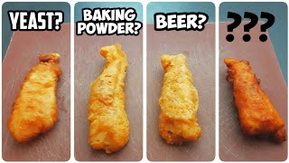 Crispy Fish Batter - Beer Batter, Baking Powder Batter or Yeast Batter?