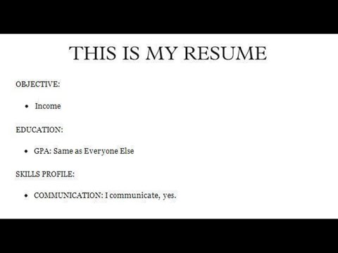 This is my resume