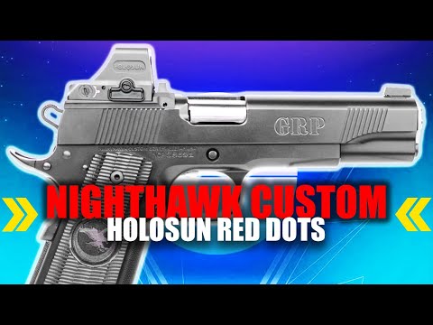 All Nighthawk Custom 1911 Holosun Red Dots