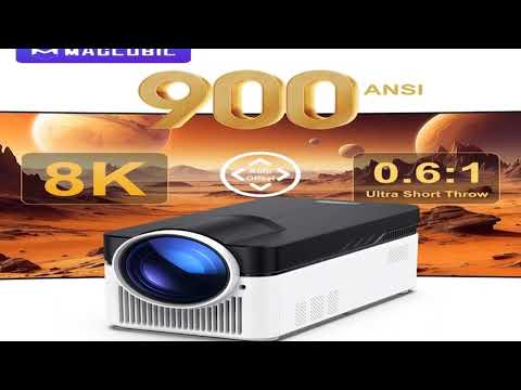 Magcubic Ultra Short Throw HY450 Projector with Auto Offset 8K 4K 1080P 900ANSI