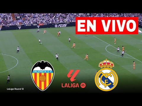 En Vivo: Real Madrid vs Valencia I LALIGA Temporada 2024/25 Transmisión en vivo