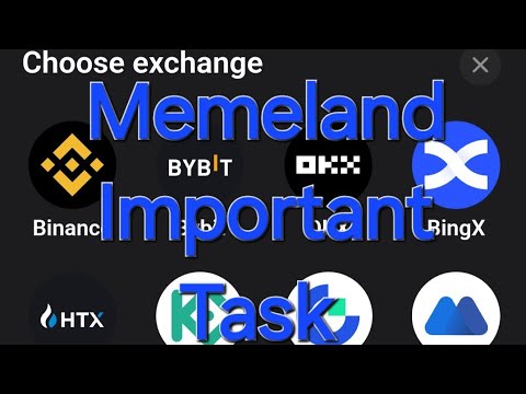 Memeland Airdrop Update Finnish All Task Before Listing & Distribution