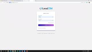 LeadCRM Application Demo