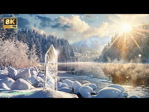 8K Ethereal Morning Music 🎶 Peaceful Music For Meditation, Healing & Relaxation