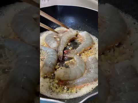 Buttered Garlic Shrimp with Coca Cola🤩🤩😋😋 #asmr #shortvideo #shorts