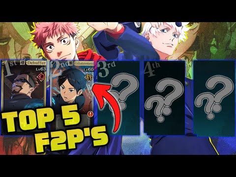 TOP 5 *F2P UNITS* TO INVEST IN ON GLOBAL! | Jujutsu Kaisen Phantom Parade