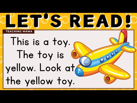 LET'S READ! | PRACTICE READING ENGLISH | SIMPLE SENTENCES FOR KIDS | LEARN TO READ | TEACHING MAMA