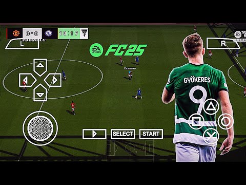 eFootball PES 2025 PPSSPP Patch FC 25 V3 Update Transfer New Minikits & Stadium Camera Ps5