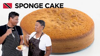 Traditional Sponge Cake Recipe for Christmas by Chef Shaun 🇹🇹 Foodie Nation