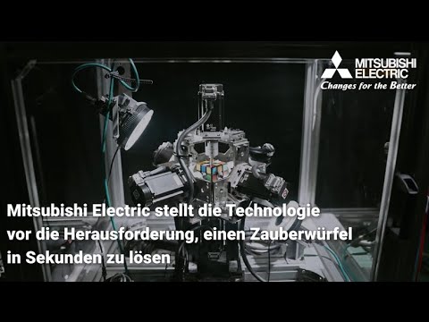 Technologie vor die Herausforderung, einen Zauberwürfel in Sekunden zu lösen (30-Sekunden-Version)