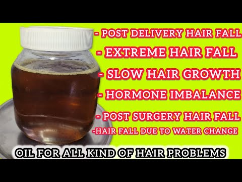 Home made hair oil for all kinds of hair problems/ only 500/Rs for 3 months perfect remedy/Must try