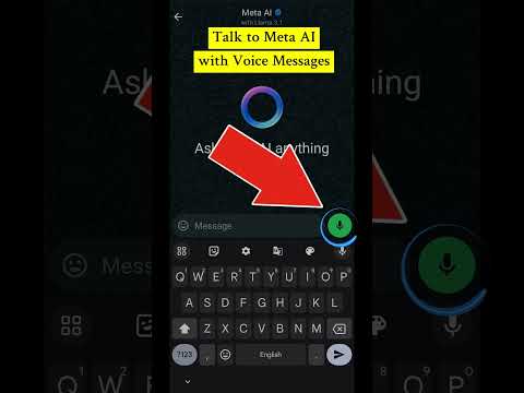 Send Voice Messages to Meta AI on WhatsApp #whatsapp #meta #ai