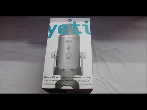 Blue Yeti  Studio Sliver Edition Mircrophone Unboxing