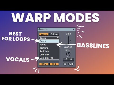 Ableton Warping Modes & How to Use Them