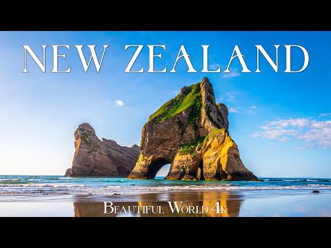 New Zealand 4K • Discover Breathtaking Scenery, Rugged Coasts, and Vibrant Green Hills • 4K VIDEO HD