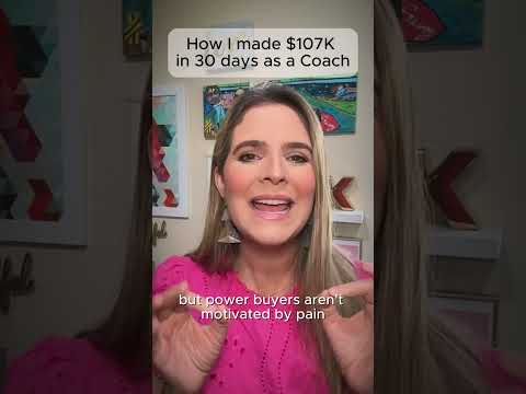 How I Made $107K in 30 Days Without Cold DMs 🚀 #clientattraction #coachingbusiness