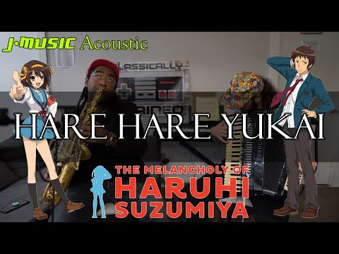 "Hare Hare Yukai" on Sax and Accordion // J-MUSIC Acoustic