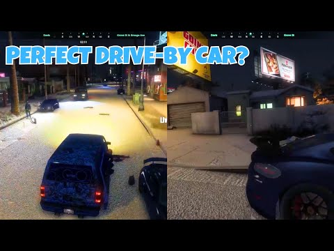 MANOR Find The Perfect Drive-By Car & Test LMGs in it | NOPIXEL 4.0 GTA RP