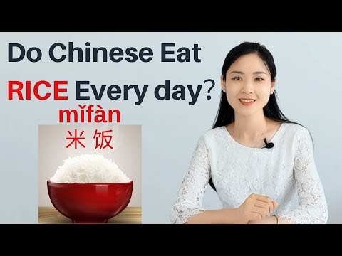 Learn Chinese Through Story Slow Chinese HSK Listening Practice /Chinese Eat Rice Every day?