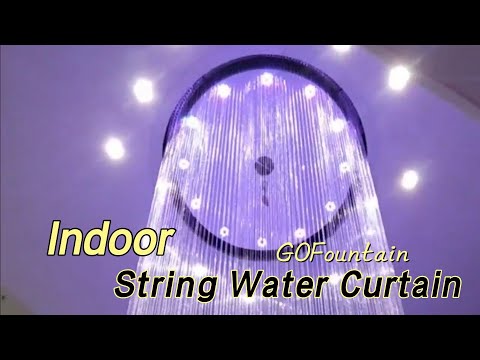 Indoor Round String Water Curtain-GOFountain