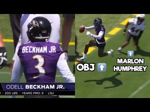 Odell Beckham Jr ‘BURNS’ All-Pro Marlon Humphrey at Ravens Camp 🔥 (WR Vs CB highlights)