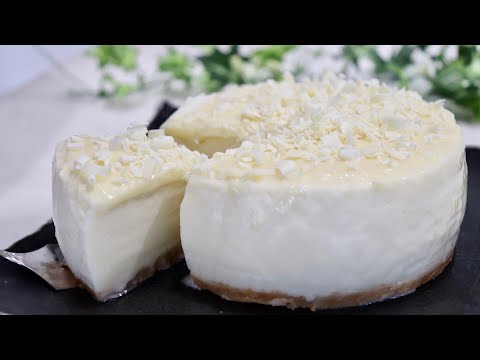 ホワイトチョコムースケーキの作り方 How to make white chocolate mousse cake