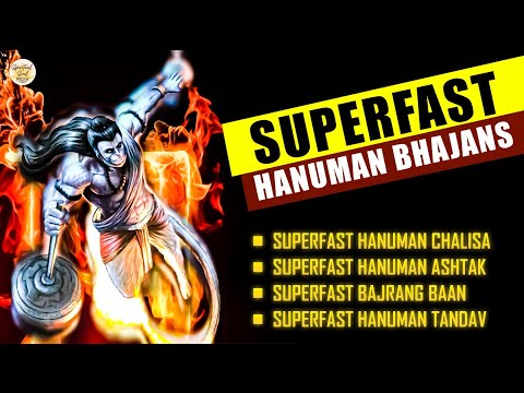 SUPERFAST HANUMAN SONGS | Hanuman Chalisa | Hanuman Ashtak | Bajrang Baan | Hanuman Tandav