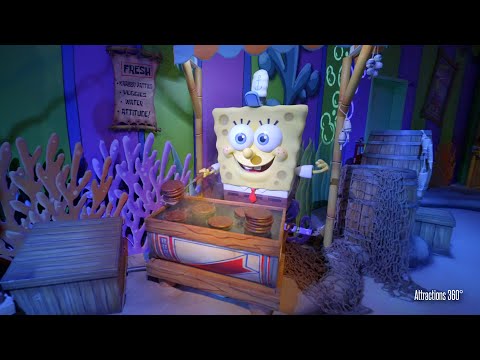 SpongeBob Animatronic! | SpongeBob's Ride Highlights at Circus Circus Las Vegas