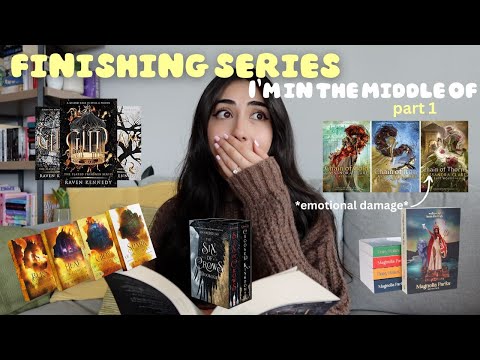 continuing series I'm in the middle of📚*spoiler free reading vlog* 🤎part 1