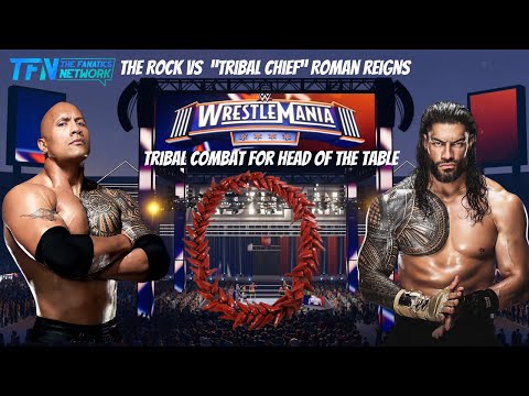 The Rock vs  Roman Reigns |Tribal Combat!! |Dream Wrestlemania|#wwe #therock #wwe2k23