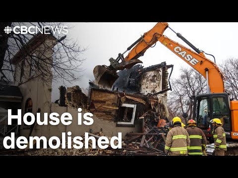 Pritchard Ave. house demolished after its structural integrity compromised as a result of a fire