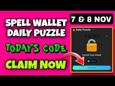 Spell Wallet Daily Puzzle Today 7 November | Spell Wallet Today Puzzle | Spell Wallet Secret Code