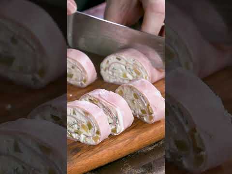 NO-BAKE Roulade with ham #snack #food #tastyappetizers #appetizerideas #cooking  #appetizer #recipe