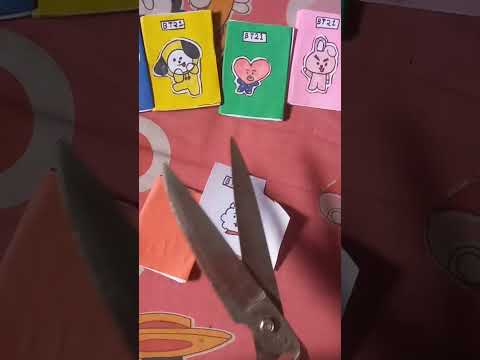 easy bt21 small dairy || how to make easy || bts craft |