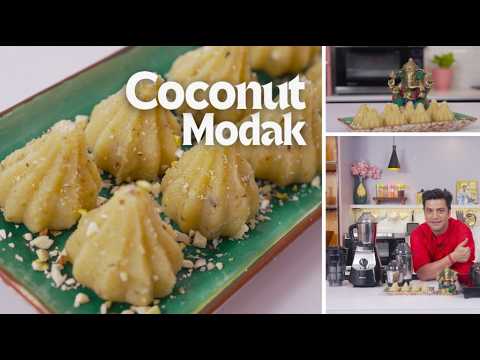 Coconut Mawa Modak | Ganesh Chaturthi Spl | Indian Dessert | गणपति बाप्पा के लिए मोदक | Kunal Kapur